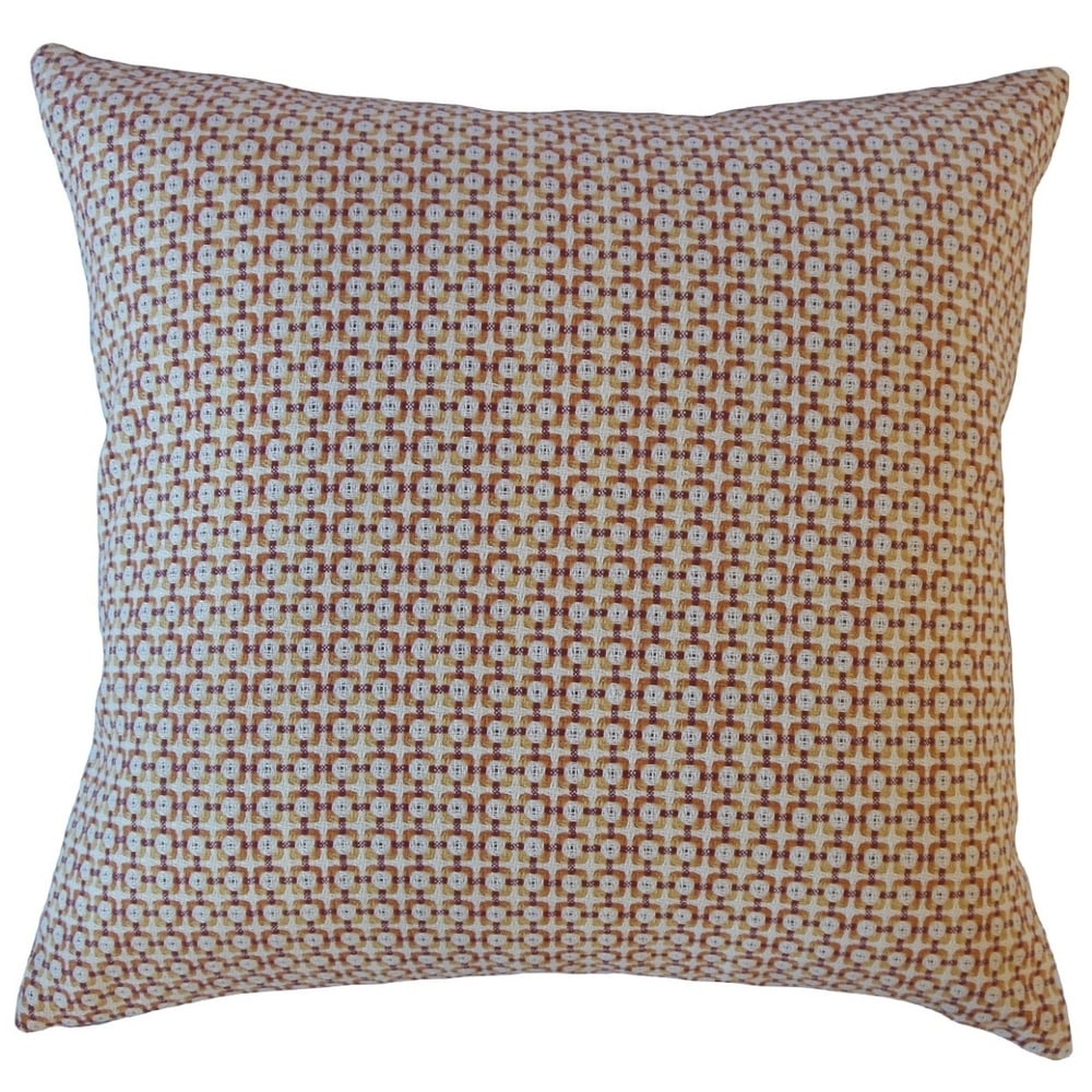 24 x 24 The Pillow Collection Throw Pillow Orange 24 x 24 The Pillow Collection Throw Pillow Orange